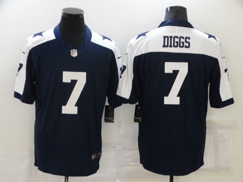Men's Dallas Cowboys Trevon Diggs #7 Navy Jersey